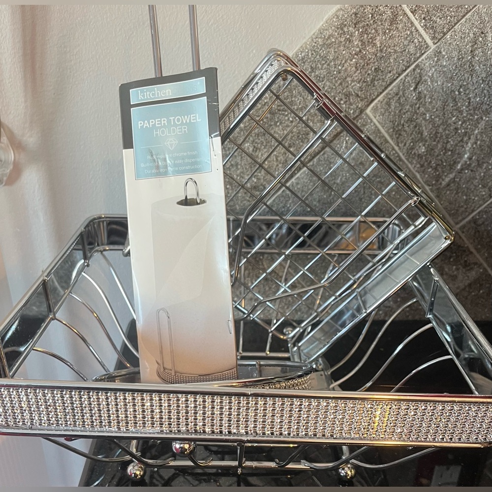 PAVE DIAMOND 3 PIECE KITCHEN ACCESSORIES.